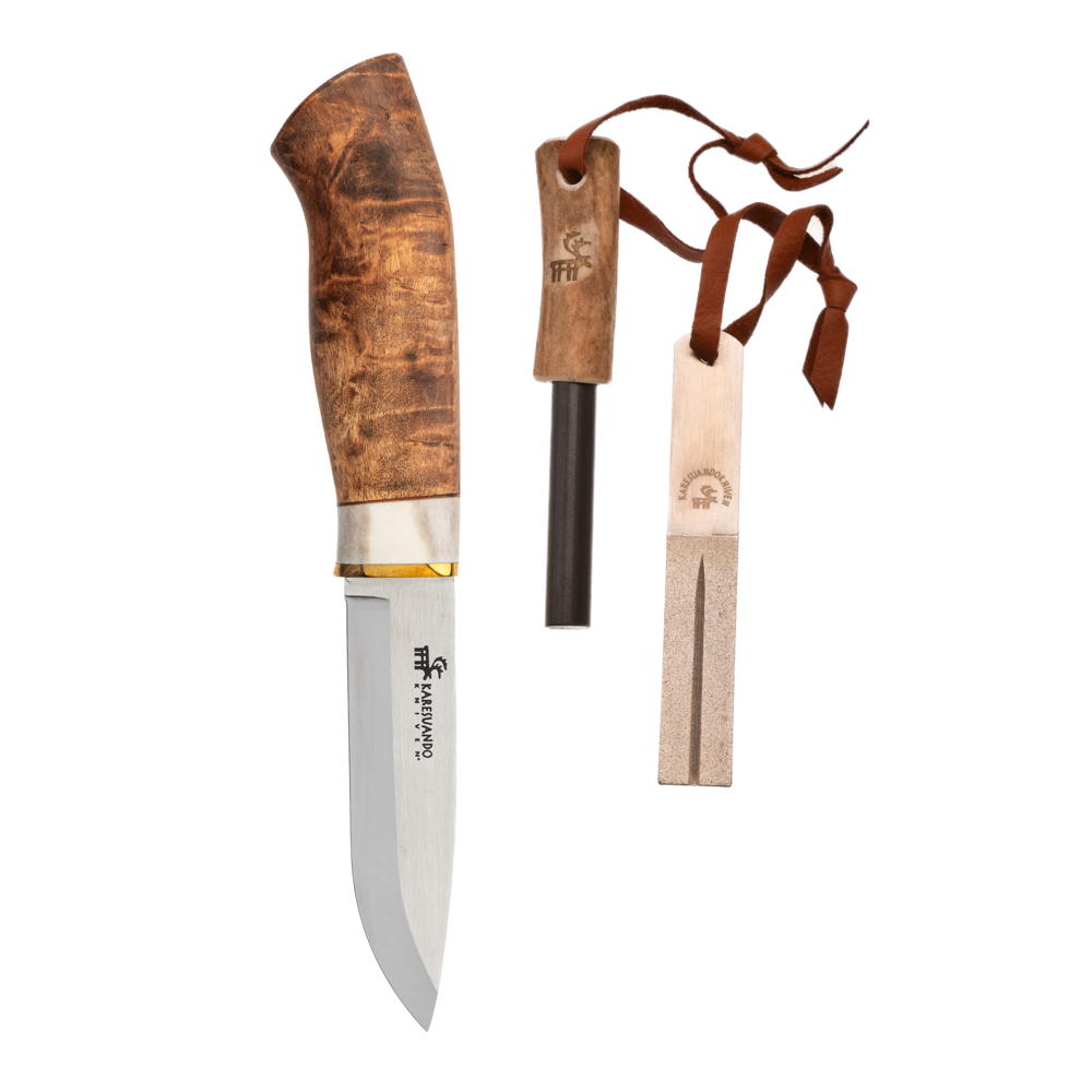 Knivset Survival Galten Exklusiv med Eldstål och Bryne